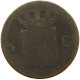 NETHERLANDS 1/2 CENT #a015 0117 - 1840-1849 : Willem II