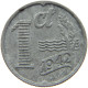 NETHERLANDS 1 CENT 1942 #a086 0289 - 1 Centavos