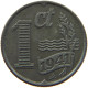 NETHERLANDS 1 CENT 1941 TOP #a006 0617 - 1 Cent
