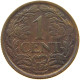 NETHERLANDS 1 CENT 1922 #a013 0279 - 1 Centavos