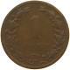 NETHERLANDS 1 CENT 1900 #a085 0789 - 1 Centavos