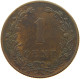 NETHERLANDS 1 CENT 1901 #a013 0203 - 1 Centavos