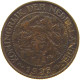 NETHERLANDS CENT 1928 #c063 0267 - 1 Centavos