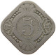 NETHERLANDS 5 CENTS 1913 #s067 1091 - 5 Centavos