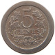 NETHERLANDS 5 CENTS 1907 #a046 0725 - 5 Cent