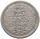 NETHERLANDS 25 CENTS 1944 P #s049 0585 - 25 Centavos