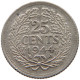NETHERLANDS 25 CENTS 1944 P #c018 0257 - 25 Centavos