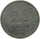 NETHERLANDS 25 CENTS 1942 #a035 0599 - 25 Centavos