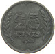 NETHERLANDS 25 CENTS 1942 #a006 0077 - 25 Centavos