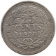 NETHERLANDS 25 CENTS 1928 #a033 0671 - 25 Cent