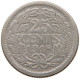 NETHERLANDS 25 CENTS 1918 #a033 0663 - 25 Centavos