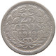 NETHERLANDS 25 CENTS 1919 #c018 0281 - 25 Centavos