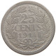 NETHERLANDS 25 CENTS 1914 #a045 0721 - 25 Cent