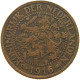 NETHERLANDS 2 1/2 CENTS 1916 #a011 0551 - 2.5 Cent