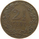 NETHERLANDS 2 1/2 CENTS 1905 #s078 0347 - 2.5 Cent