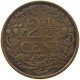NETHERLANDS 2 1/2 CENT 1941 #a032 0095 - 2.5 Cent