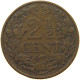 NETHERLANDS 2 1/2 CENT 1916 #a011 0031 - 2.5 Cent