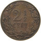 NETHERLANDS 2 1/2 CENT 1906 #c080 0517 - 2.5 Centavos