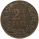 NETHERLANDS 2 1/2 CENT 1905 #a011 0051 - 2.5 Centavos