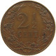 NETHERLANDS 2 1/2 CENT 1904 #c022 0039 - 2.5 Cent