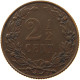 NETHERLANDS 2 1/2 CENT 1903 #s050 0357 - 2.5 Centavos