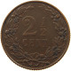 NETHERLANDS 2 1/2 CENT 1903 #s050 0357 - 2.5 Cent