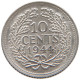 NETHERLANDS 10 CENTS 1944 P TOP #a063 0543 - 10 Cent