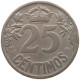 SPAIN 25 CENTIMOS 1925 #a079 0441 - 25 Centesimi