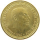 SPAIN PESETA 1966 69 TOP #s066 0601 - 1 Peseta