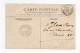 !!! CACHET OUESSO - CONGO DE 1909 SUR CPA POUR PARIS - Briefe U. Dokumente