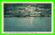 OCEAN CITY, MD - B.C. & A. BRIDGE ACROSS SINEOPUXENT BAY BY MOONLIGHT 0TRAVEL IN 1933 - LOUIS KAUFMANN - - Ocean City