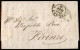 Antichi Stati Italiani - Toscana - Firenze 26.4.1851 Annullato Con Muto A Ragno (P.ti R1) Al Retro Di Lettera Da Livorno - Sonstige & Ohne Zuordnung