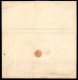 Antichi Stati Italiani - Toscana - 1856 (18 Agosto) - Livorno (doppio Cerchio Rosso) Annullato Con Muto A Sbarre (rosso) - Autres & Non Classés