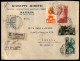 Colonie - Eritrea - Aerogramma Raccomandato Affrancato Con Arte Coloniale (207 + 210 + 212) + 3 Lire AOI (8 Aerea) Da Ma - Sonstige & Ohne Zuordnung