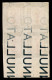 Colonie - Libia - 1924 - Demonetizzato - 10 Cent Pittorica (47k Varietà) Non Dentellato - Blocco Di Quattro Bordo Foglio - Autres & Non Classés