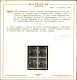 C.L.N. - Torino - 1945 - 25 Cent (Unificato 6 - Errani 6  Varietà B) In Quartina Con Barrette Spostate Sulla Dentellatur - Other & Unclassified