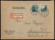 Europa - Germania - 6 Pfennig Verde (604b) + 50 Pfennig (535) - Raccomandata Da Braunsweiga Lipsia Del 29.2.38 - Other & Unclassified