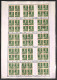 Delcampe - Oltremare - Cina - 1956 - 2 Fen (299) - 135 Quartine Usate Su Fogli D'album - Notati Una Decina Di Blocchi Del Carta Bru - Altri & Non Classificati
