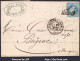 FRANCE N°46B SUR LETTRE AVEC PC DES GC 1520 FLERS DE L'ORNE ORNE + CAD DU 12/03/1871 - 1870 Emisión De Bordeaux