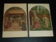 Delcampe - ENSEMBLE 12 CARTES TABLEAU RELIGEUX DIFFERRENT TYPE D'ECOLE FLAMANDE, FLORENTINE LEONARD DE VINCI, RAFFAELO SANZIO (D.B) - Colecciones Y Lotes