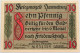 GERMANY 10 PFENNIG HAMMELBURG 1918 #alb003 0401 - Andere & Zonder Classificatie