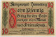 GERMANY 10 PFENNIG HAMMELBURG 1918 #alb003 0403 - Sonstige & Ohne Zuordnung