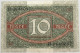 GERMANY 10 MARK 1920 BERLIN #alb008 0291 - 10 Mark