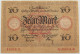 GERMANY 10 MARK 1918 DRESDEN #alb010 0161 - 10 Mark