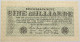 GERMANY 1 MILLIARDE MARK 1923 #alb013 0087 - 1 Miljard Mark