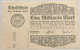 GERMANY 1 MILLIARDE 1923 FURTWANGEN #alb012 0031 - 1 Milliarde Mark