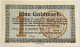 GERMANY 1 GOLDMARK LUBECK 1923 #alb008 0215 - Deutsche Golddiskontbank