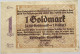 GERMANY 1 GOLDMARK 1923 THURINGEN #alb008 0257 - Deutsche Golddiskontbank