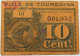 FRANCE 10 CENTIMES TOURCOING #alb015 0285 - Non Classés