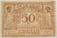 BELGIUM 50 CENTIMES 1917 GENT #alb004 0581 - Autres & Non Classés